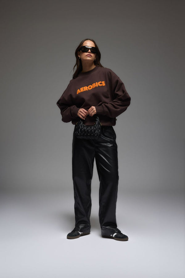 Aerobics Sweatshirt Espresso
