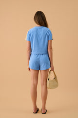 Palma Terry Set Light Cornflower