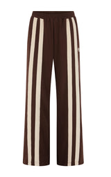 AJ Logo Stripe Trackpant Chicory Coffee