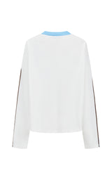 Frutti Oversized Long Sleeve Tee Snow