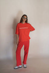 Fantastico Tee Lobster Red