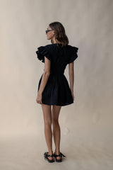 Delfina Mini Dress Noir