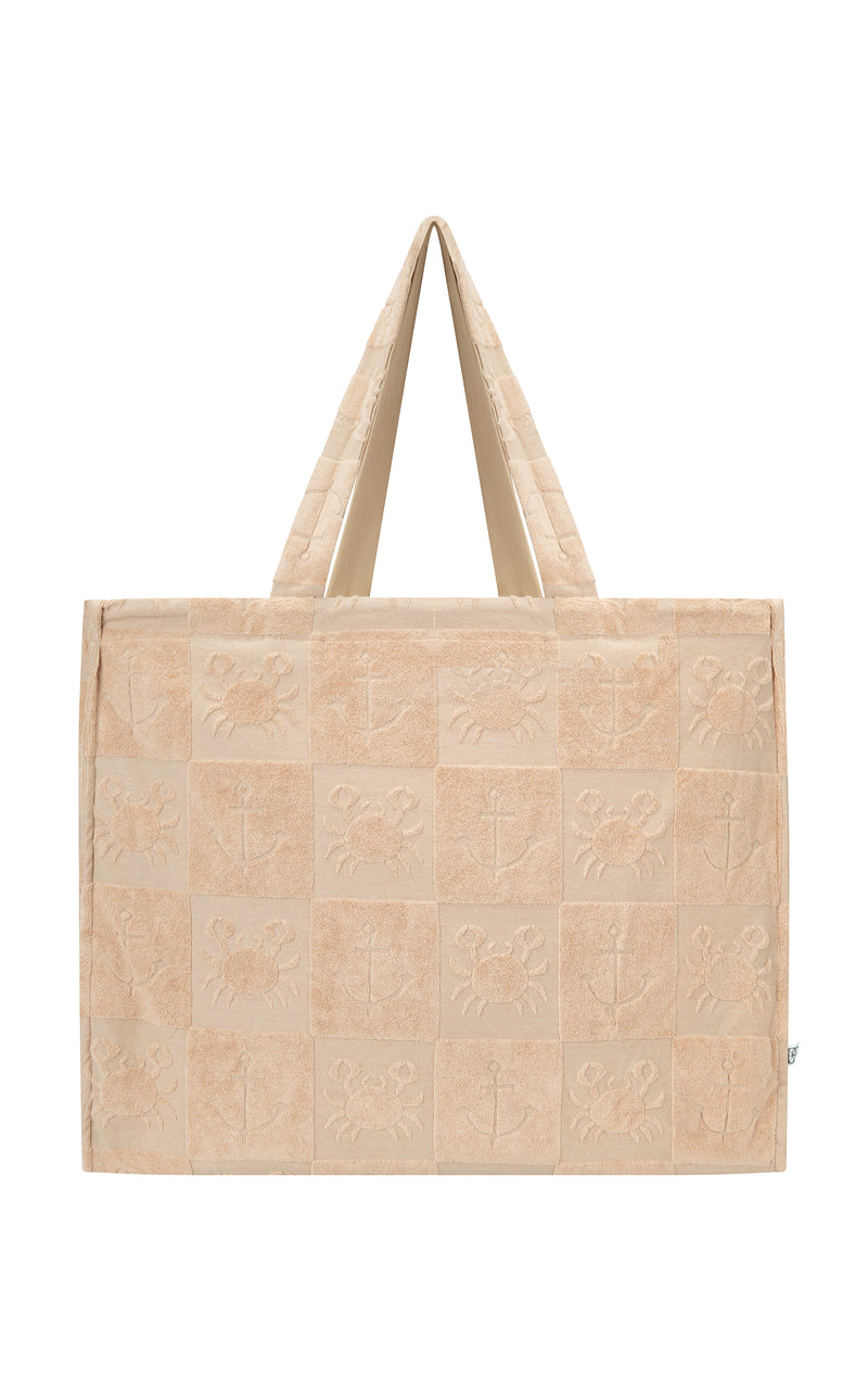 Seaside Terry Tote Bag Macadamia - New Arrival