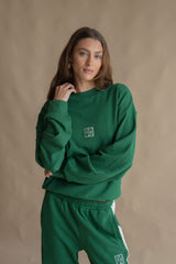 Monogram Classic Sweatshirt Dark Green