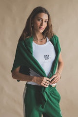 Monogram Classic Sweatshirt Dark Green