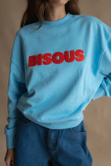 Bisous Sweatshirt Ice Blue