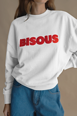 Bisous Sweatshirt Snow