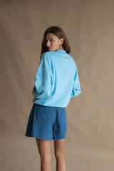 Bisous Sweatshirt Ice Blue