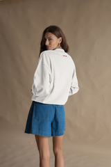 Bisous Sweatshirt Snow - new arrival