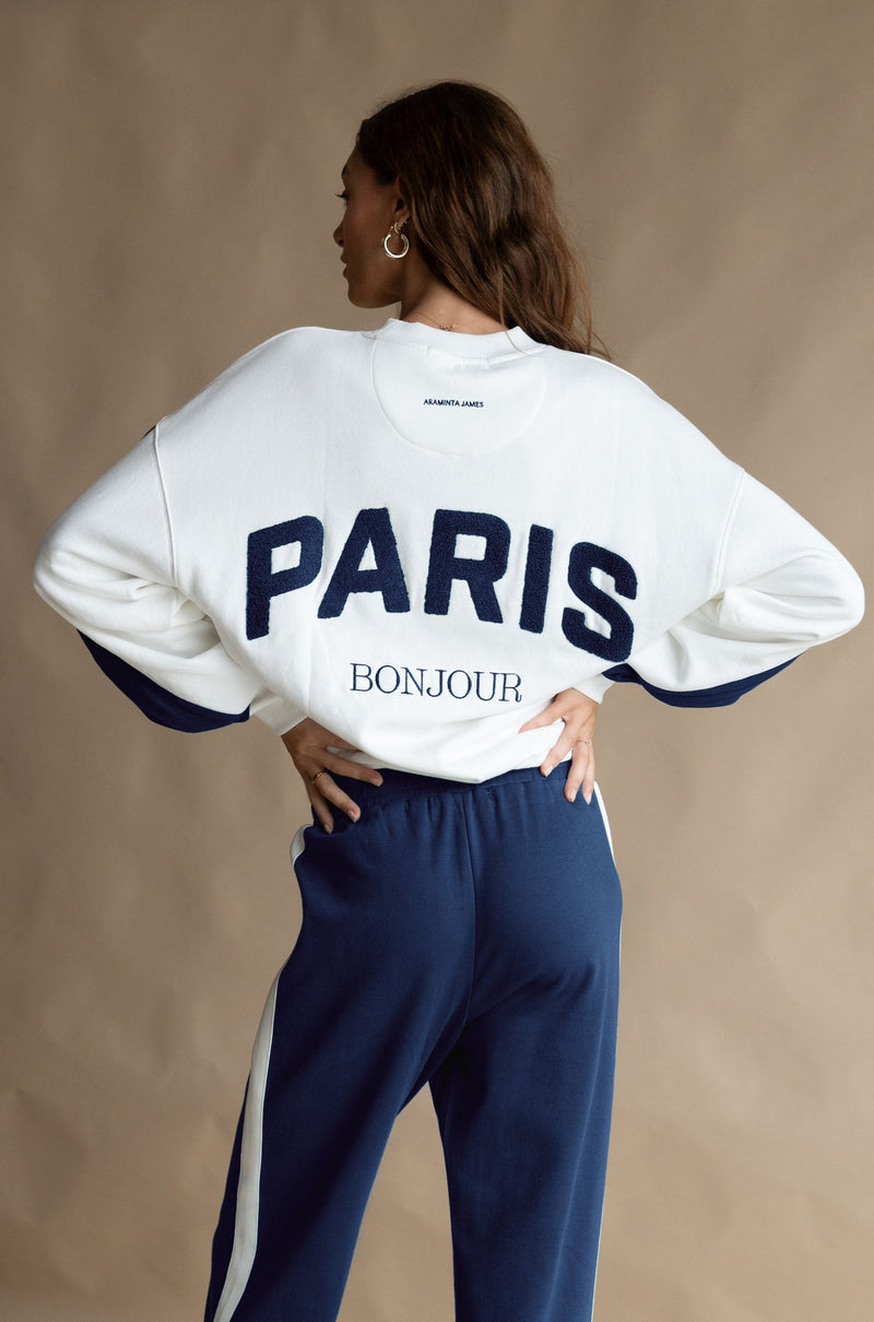 Paris Sweatshirt Estate Blue