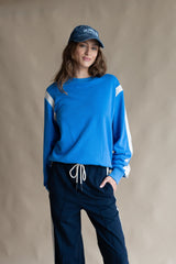 Paris Love Sweatshirt Blue