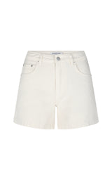 Capri Denim Short Cream