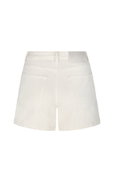 Capri Denim Short Cream