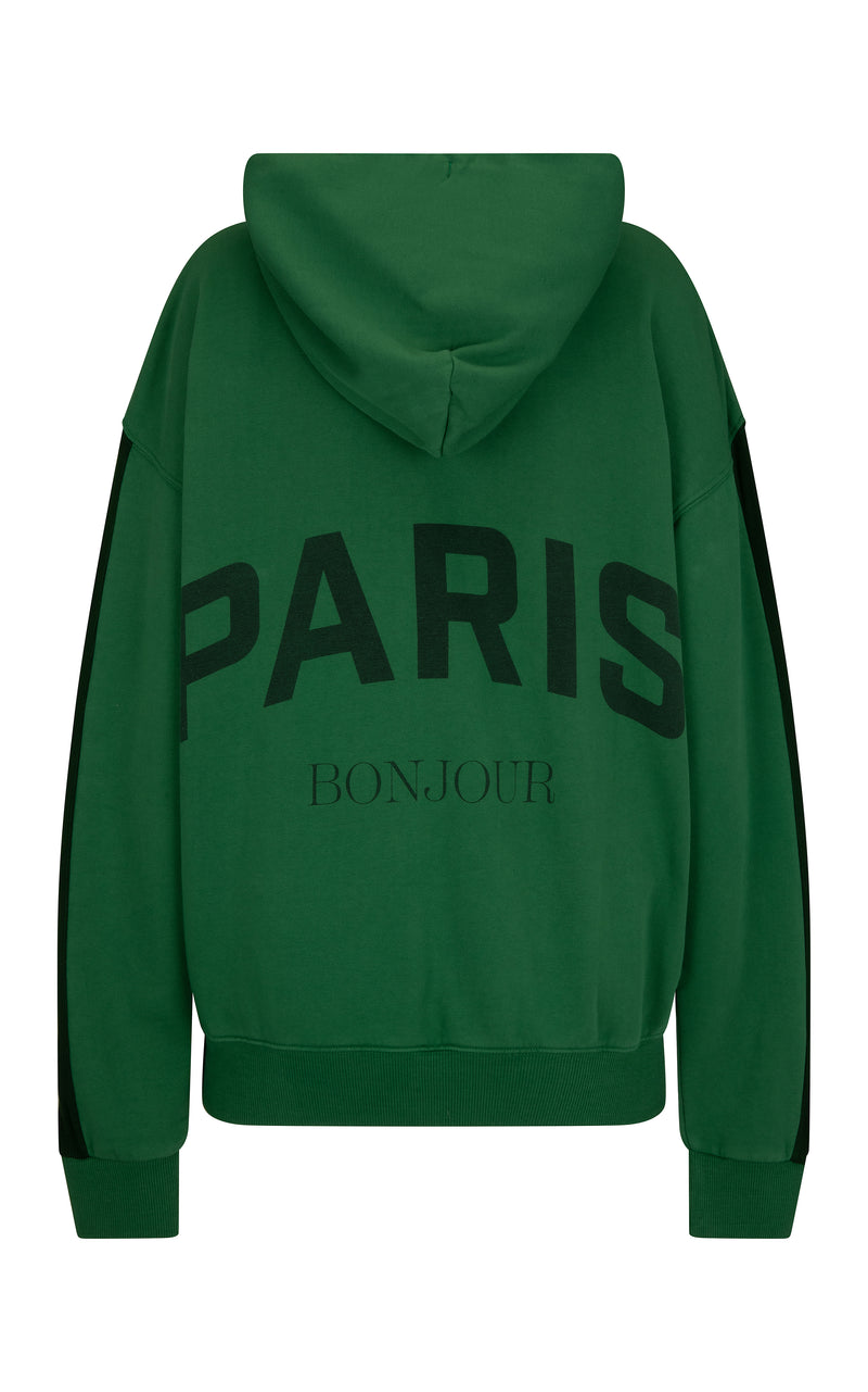 Paris Hoodie Dark Green