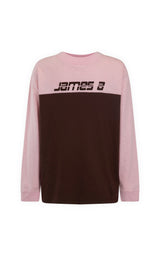 James Splice Long Sleeve Tee Rose Quartz