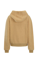 Sherpa Hooded Jacket Macadamia