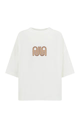 AJJA Oversized Tee Snow