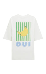 Banana Oversized Tee Snow