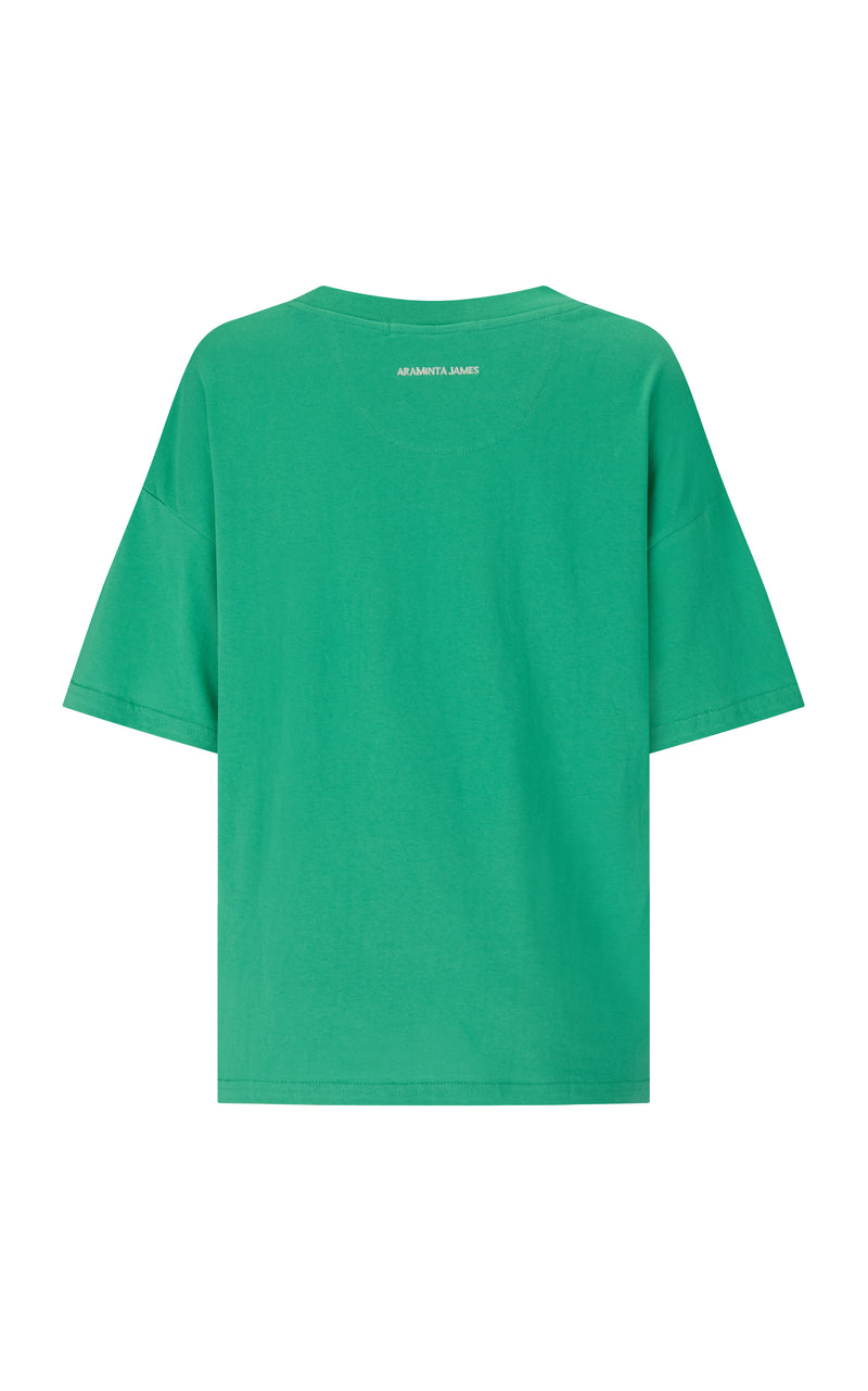 Margarita Oversized Tee Tropical Green