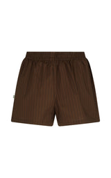 AJJA Stripe Short Mocha