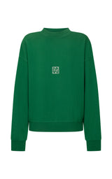 Monogram Classic Sweatshirt Dark Green