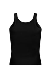 Monogram Tank Noir