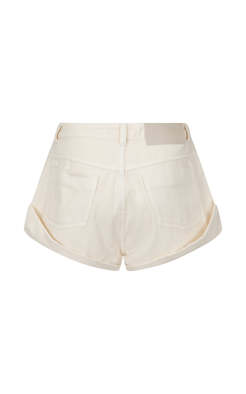 Goldie Denim Short Cream - New Arrival