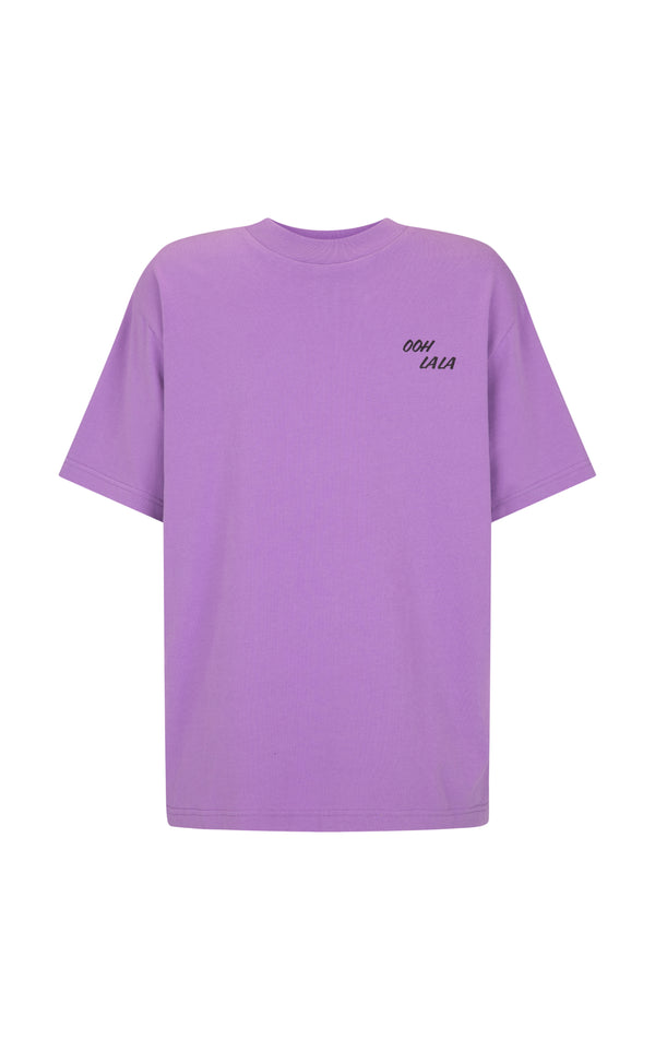 Croissants Bebe Tee Washed Violet