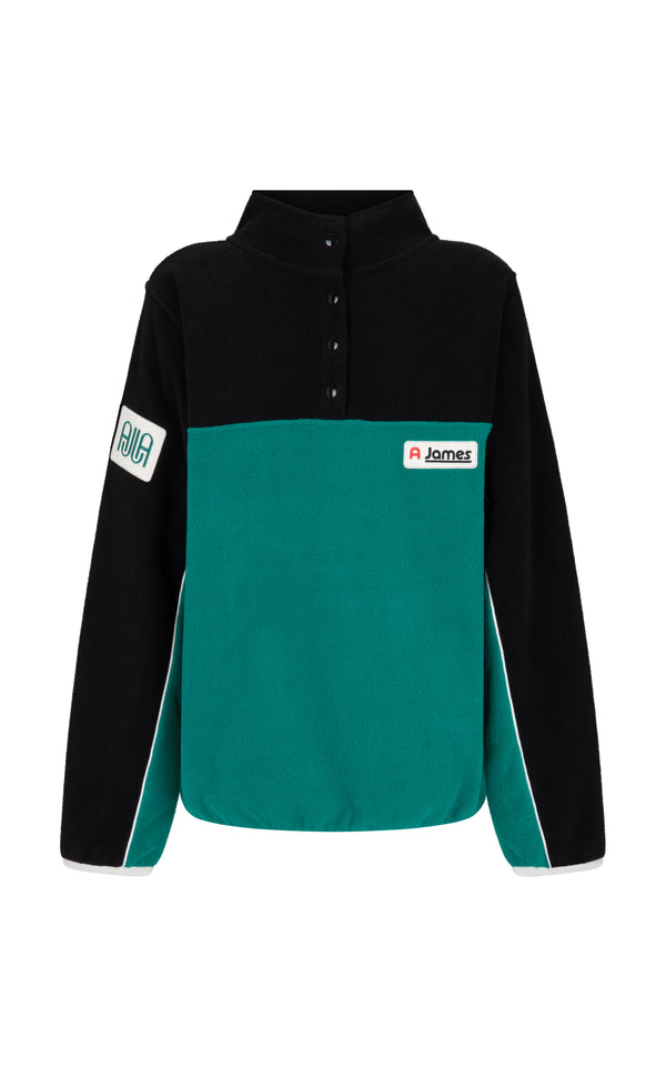 Velo Fleece Jumper Ocean Green