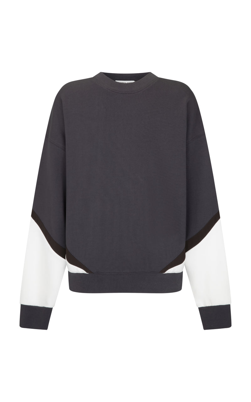 Splice Sweatshirt Noir