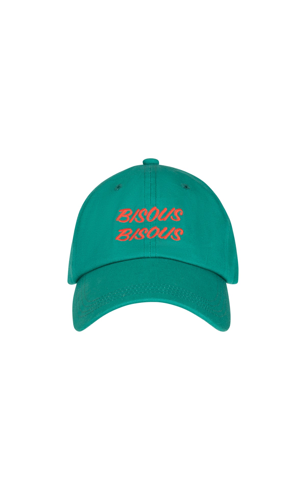 New Araminta James Limoncello Cap Vanilla Navy Blue Embroidered Hat One Size Denim Script Hat – Aimé Leon Dore main image 3