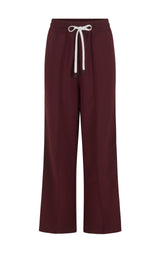 Pomodoro Twill Pant Burgundy