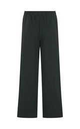 AJ Wide Leg Trackpant Washed Black