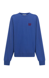 A James Sweatshirt Cobalt Blue