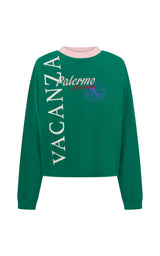 Vacanza Long Sleeve Tee Sea Green