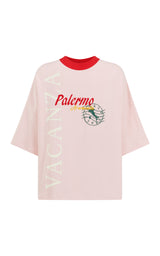 Vacanza Short Sleeve Tee Ballet Pink