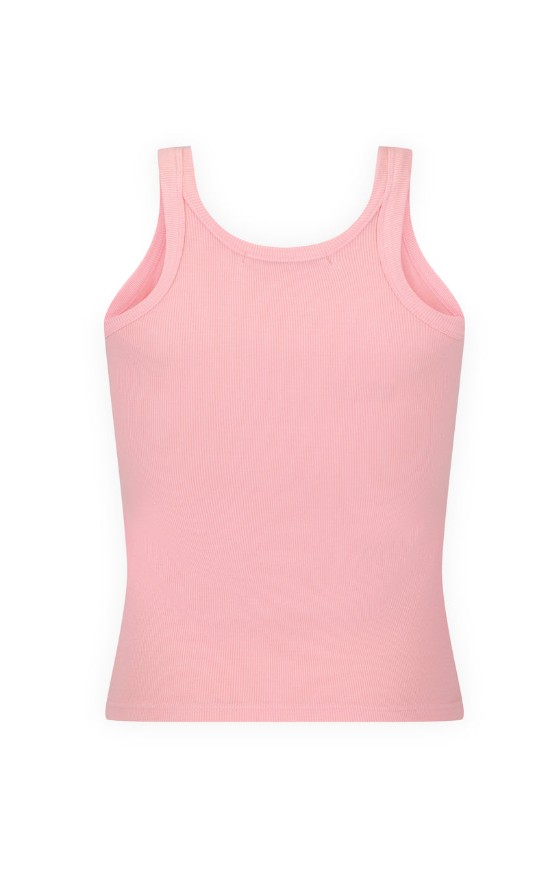 Monogram Tank Pink