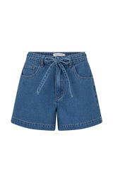 Jolie Denim Short Dark Blue