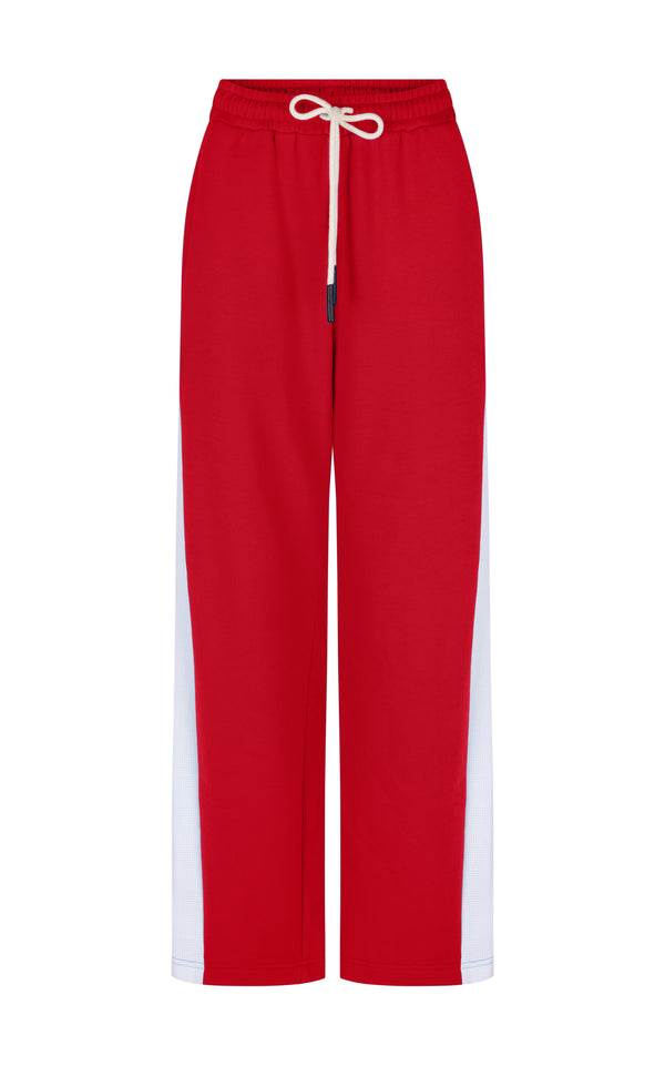 AJ Essential Trackpant Burgundy