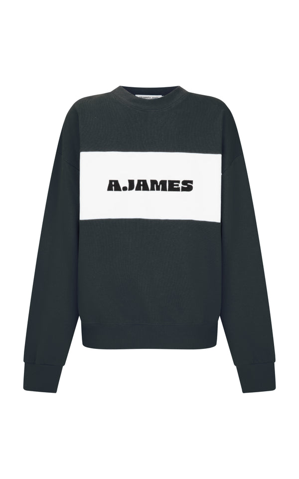 A James Sweatshirt Washed Black