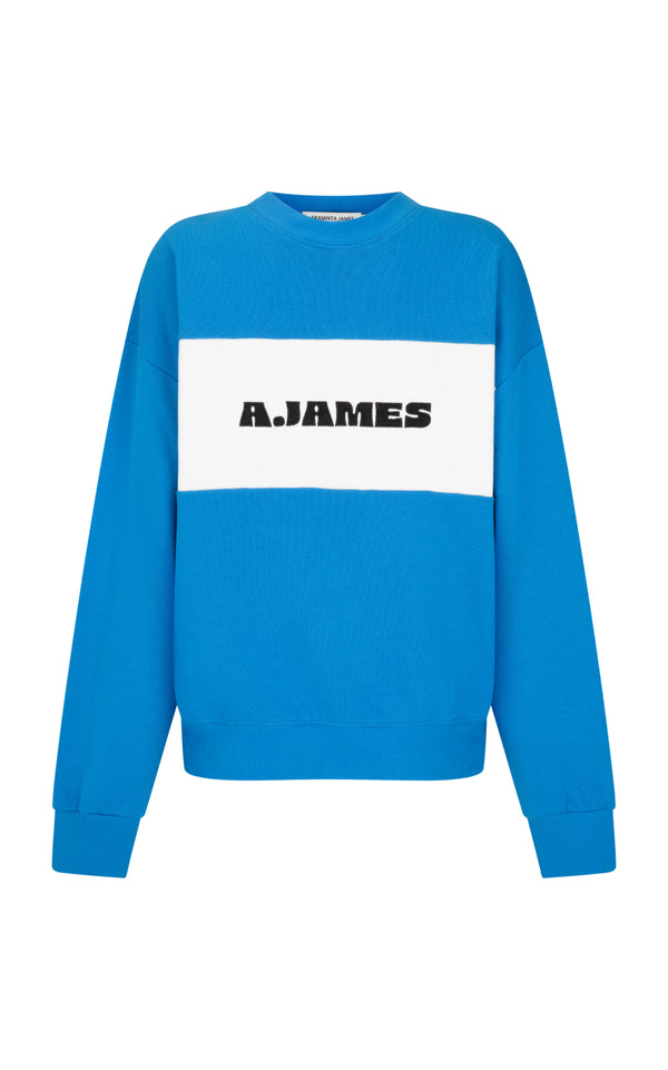 A James Sweatshirt French Blue