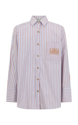 AJJA Stripe Shirt Lavender