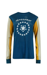Speedway Long Sleeve Tee Maritime Blue