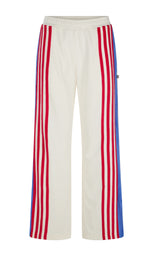 Stripe Sports Sheen Pant Snow