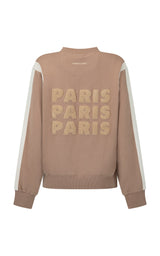 Paris Love Sweatshirt Tan
