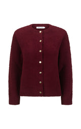 Sherpa Cardigan Chocolate Truffle