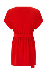 Tropiques Terry Dress Apple Red