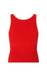 Manzana Rib Tank Apple Red