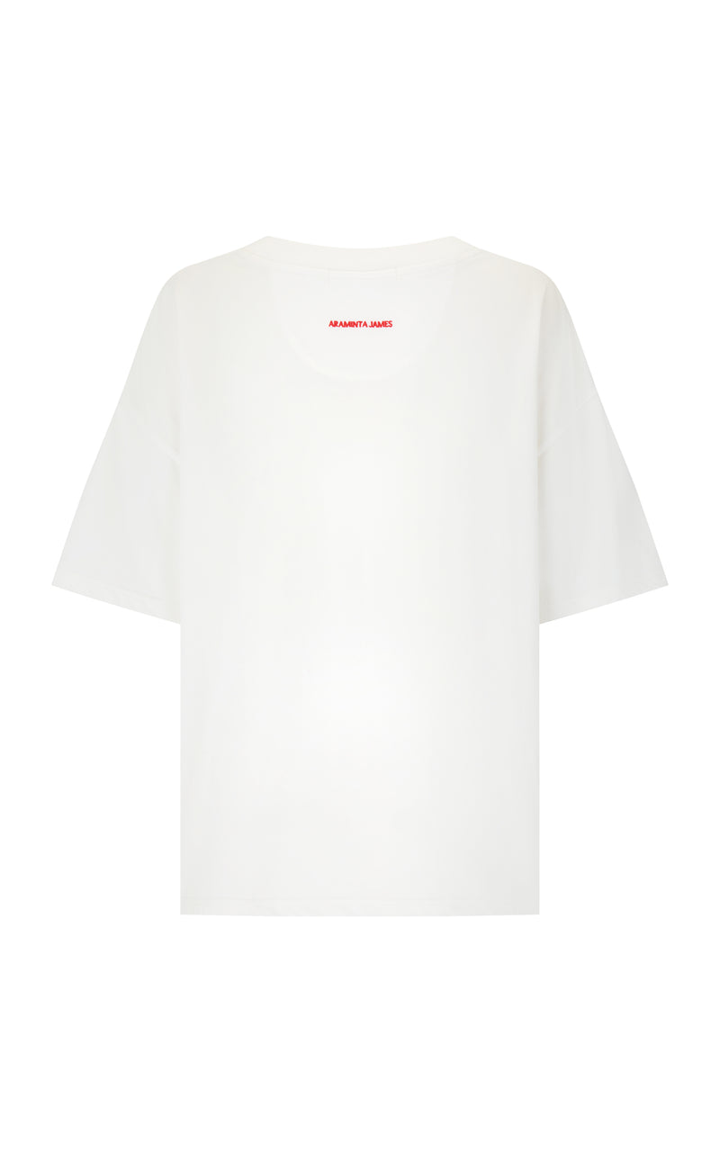 Tropiques Oversized Tee Warm White
