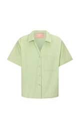 Terry Shirt Set Pistachio